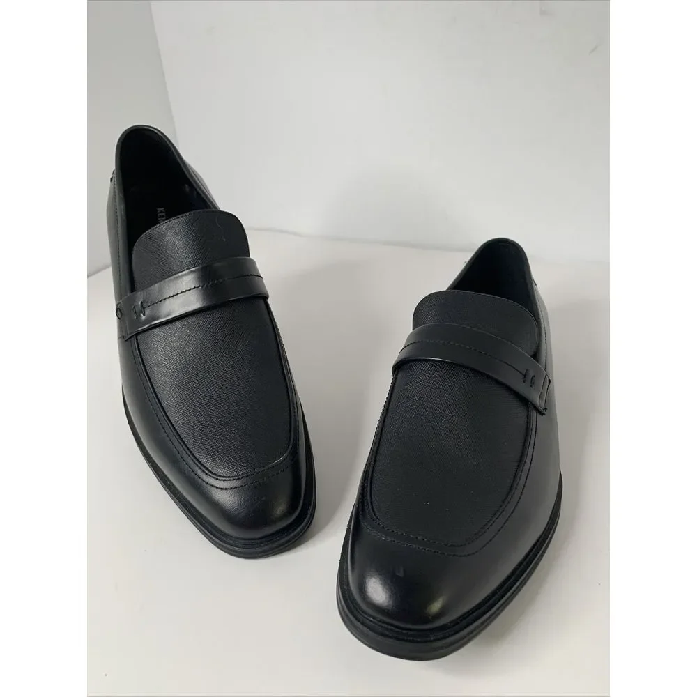 Kenneth Cole New York Dress Shoe Black Sz 8 22694 Slip On‎ Loafer